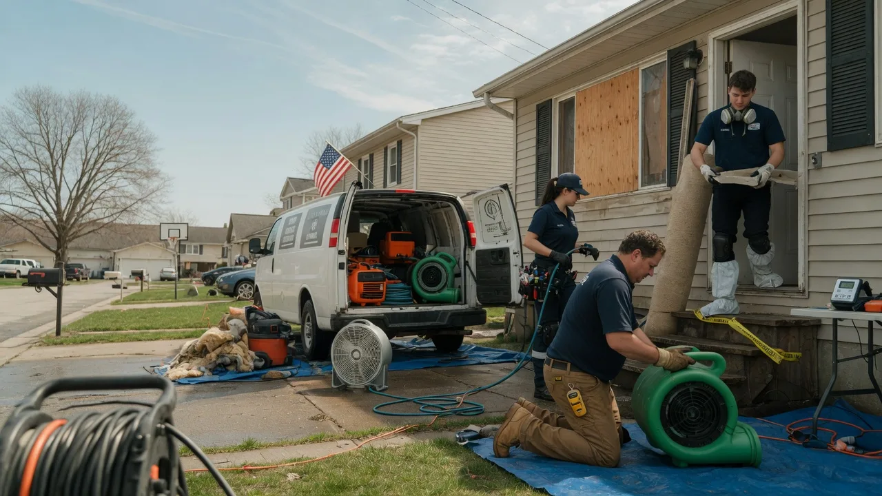 Water Damage Restoration in Bridgewater, IA near me